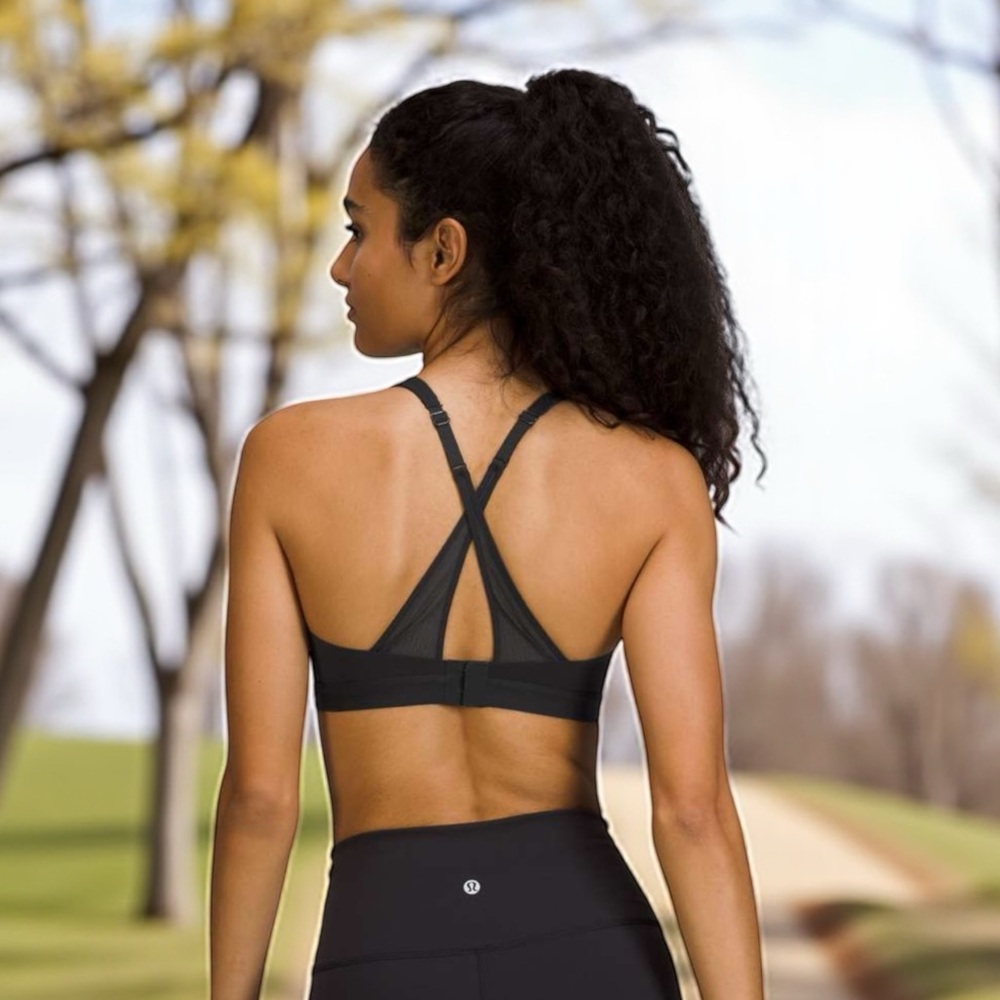 Lululemon Up For It Bra in Black Sz 34C